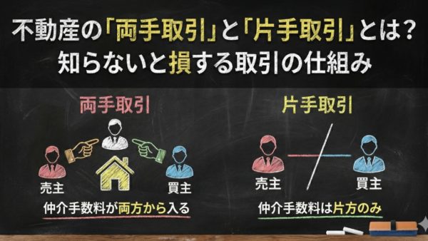 不動産の「両手取引」と「片手取引」とは？知らないと損する取引の仕組み
