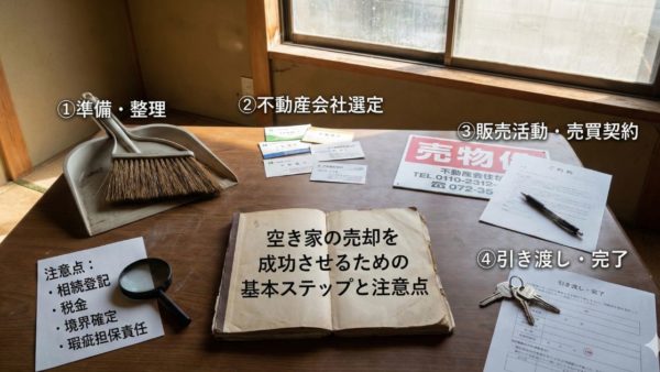 空き家の売却を成功させるための基本ステップと注意点
