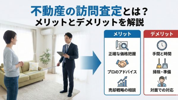 不動産の訪問査定とは？メリットとデメリットを解説